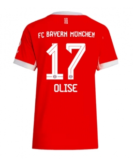 Billige Fotballdrakt Bayern Munich Michael Olise #17 Replika Hjemmedrakt Dame 2025-26 Kortermet Billige Fotballdrakt Bayern Munich Michael Olise #17 Replika Hjemmedrakt Dame 2025-26 Kortermet
